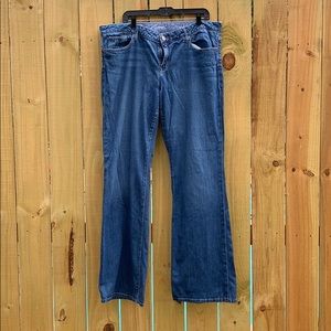 GAP curvy fit flare jeans